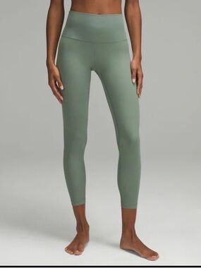 Lululemon High-Rise Sculpting Leggings - Sage Green - 25”